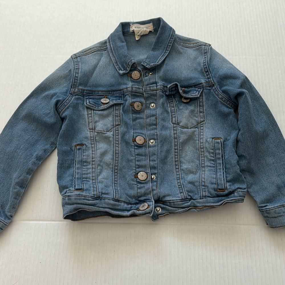 Soho blue jeans jacket size 6x